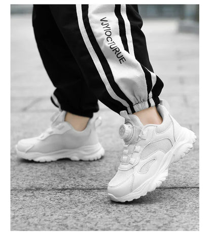 Kids Shoes Boy Casual Sneakers Platform Comfortable Black White Child School Sports Tenis Boy Shoes Children's Basketball Shoes