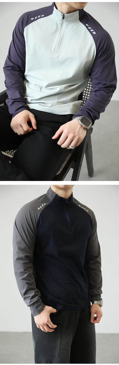 Men's Quick-drying Fitness Sportswear  Quick - Dry Outdoor Cycling & Fitness Long - Sleeve T - Shirt