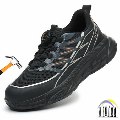 Comfortable lightweight work shoes for men Waterproof non-slip safety shoes Anti Puncture Steel Toe Sneakers Protective Shoes