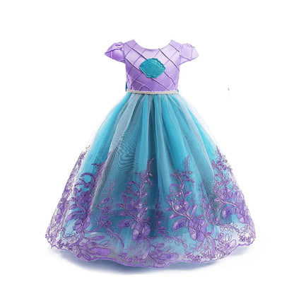 Kids Princess Dress Variety Set for Girl Cosplay Halloween Birthday Party Costume Gown 2-8Y Vestido Girls Birthday Gifts