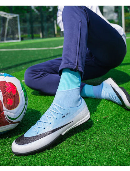 New Men Soccer Shoes Hot Sale Football Boots Women Professional TF/FG Sneakers Unisex High-quality Futsal Cleats Ultralight