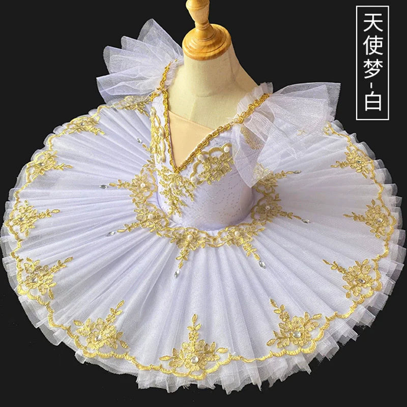 Dance Costume Girls Clothes Summer Vestido Ballet Mother Kids Leotard Ballet Woman Ballerine Dress Tutu Family Matching Outfits