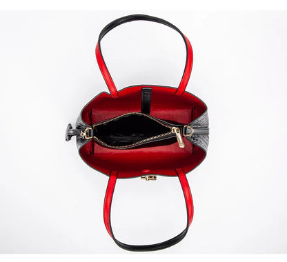 High-quality Fashionable Letter Printed Handbag Large Capacity Solid Color High-end Feel Versatile Women's Shoulder Bag