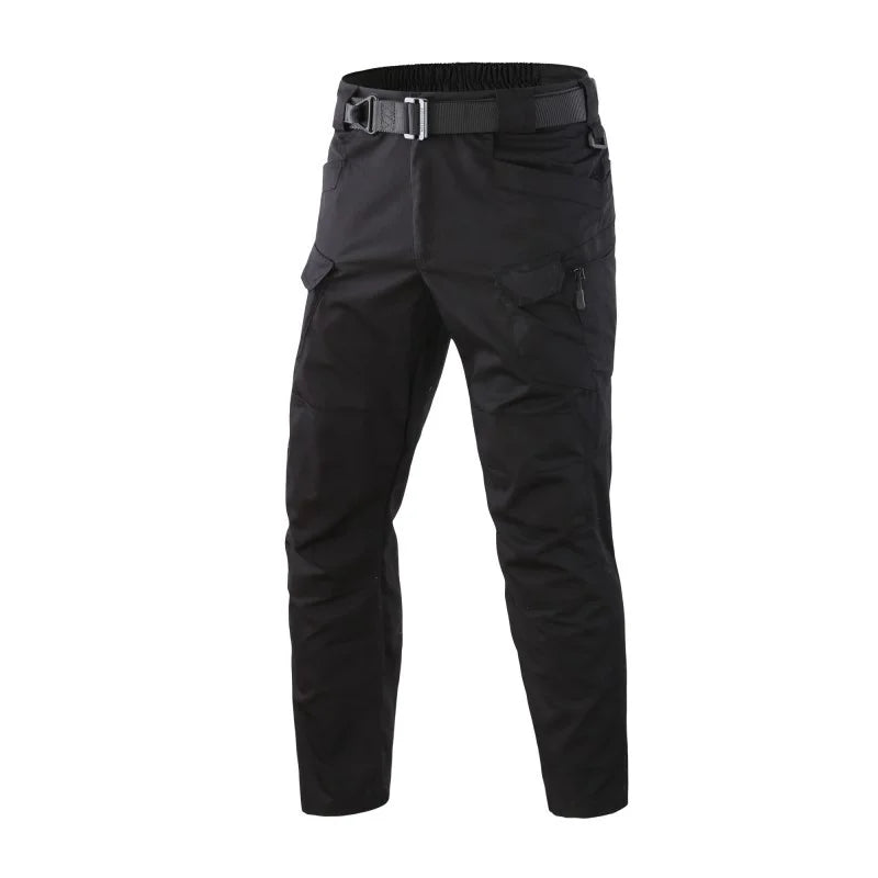 Men New Tactical Pants Multiple Pockets Waterproof Abrasion Resistant Cargo Trousers Outdoors Hiking Climbing Training Pant