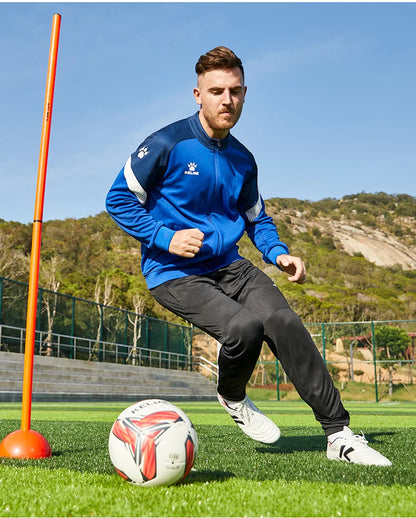 Sports Coat China League One Player's Edition Men's Football Training Knitted Jacket Playoff Coat Running Top