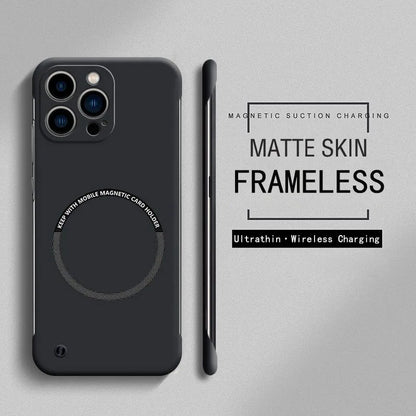 Magnetic For Magsafe Slim Case For iPhone 16 15 Pro Plus 15Pro 16Pro Max Wireless Charging Hard PC Matte Back Cover