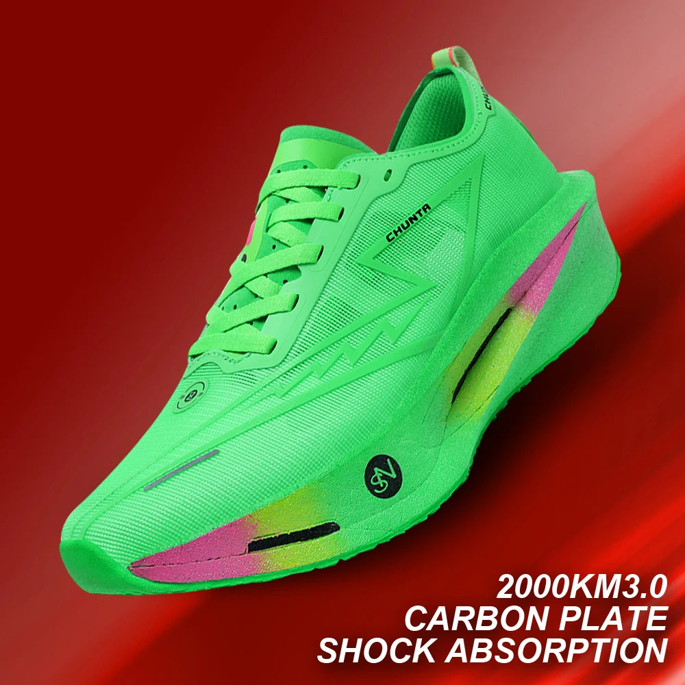 Men Running Shoes Carbon Board Marathon Speciality Sports Breathable Lightweight Women's Comfortable Athletic Sneakers