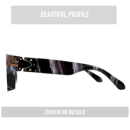 Brand Design Square Sunglass Men Vintage Retro Millionaire Sunglasses Women Thick Frame Fashion Glasses Dropshipping Gafas De So