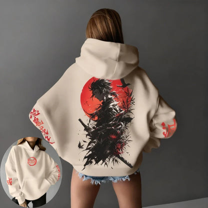 Demon Slayer Men's and Women's Hoodie Sweatshirt Tanjiro Kamado Anime Spring Autumn Winter Boy Long-sleeved Parent-child Outfit