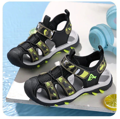 Summer Children Beach Sandals Brand Fashion Sneakers For Girls Size 28-39 Boys Footwear Kids Non-slip Sandalias Baby Shoes