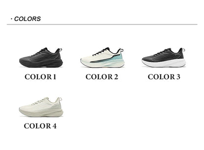 YUYI 4 Winter Running Shoes Men's Sports Shoes Waterproof Absorbing Lightweight Black Fleece Sneakers QXB023244007B