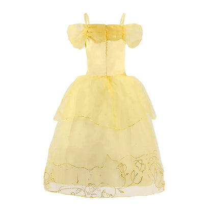 Girls Halloween Belle Dresses Girl Snow White Dress Kids Christmas Carnival Cosplay Clothes Children Princess Costumes
