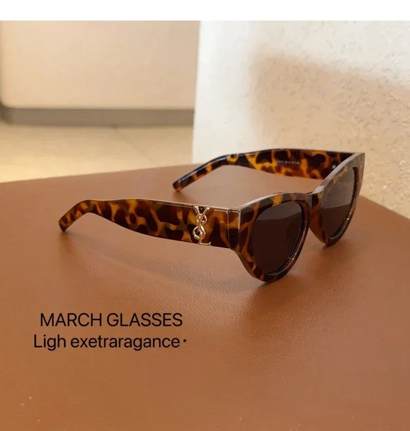 2025 New Fashion Women Sunglasses Luxury Retro Sun Glasses Cat Eye Eyewears Men Gafas De Sol Hombre Oculos De Sol Masculino