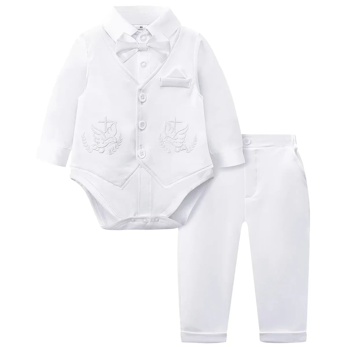 Baby Tuxedo Boys Suit Infant Wedding Gentleman Formal Dress Easter Ring Bearer Outfit Set Toddler Birthday Party Gift Clothes