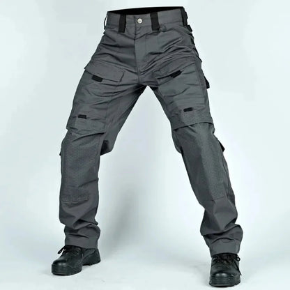 Men Tactical Pants Quick Dry Milit Multi-Pocket Cargo Pants Casual Trousers Wear-Resistant Workwear Traning Hunting Pants Loose