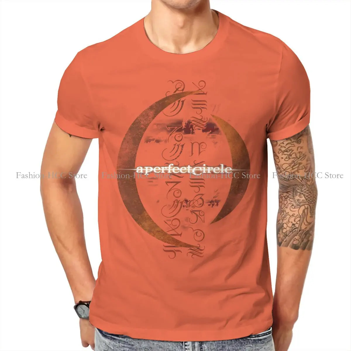 Tool Band A Perfect Circle   Mer De Noms T Shirt Harajuku Grunge Men's Tshirt Cotton Men Clothes