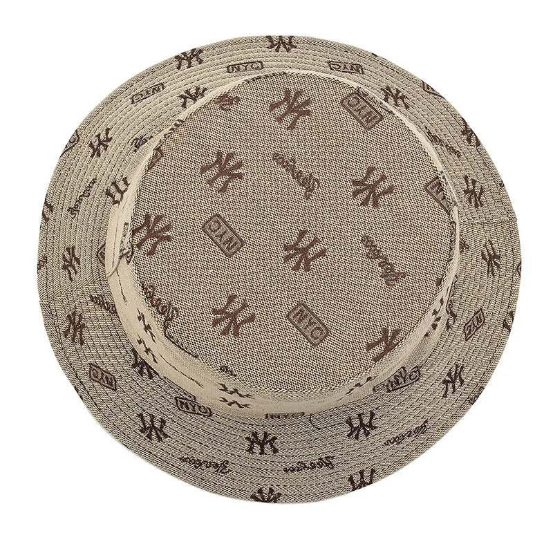 Unisex Letter Embroidery Fisherman Hat Women Summer Versatile Sunscreen Hats Sun Hat Men Trend Bucket Hats