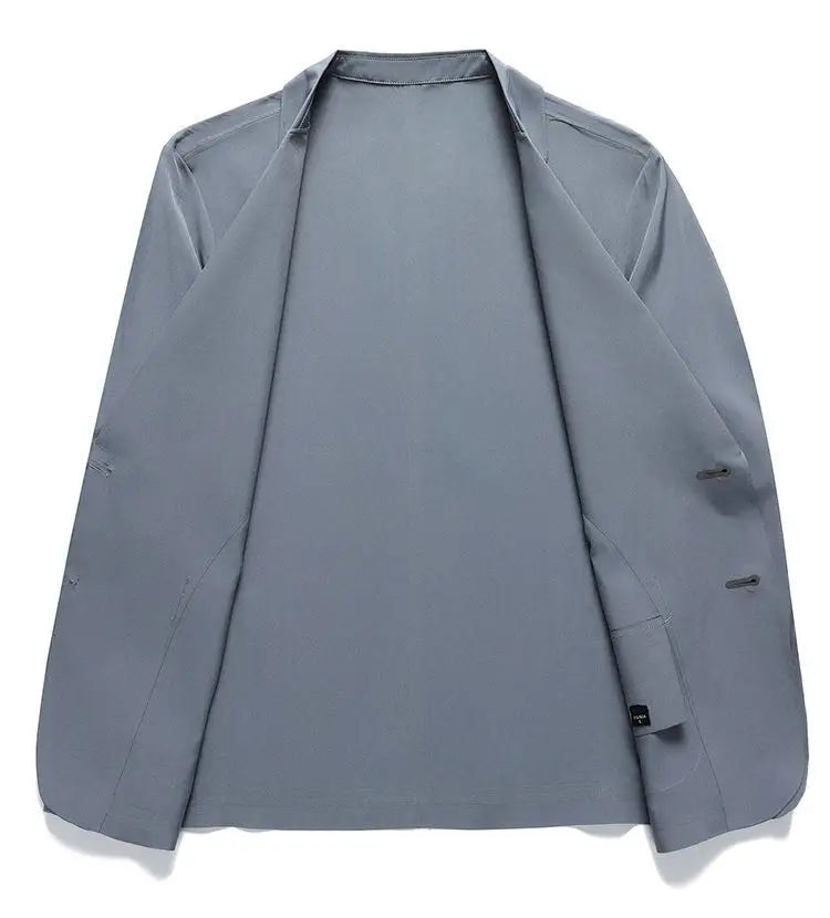 Sunscreen Jacket Blazer - Men's Fashionable Lightweight Business Casual Versatile Casual Cool and Light Thin Elastic Blazer