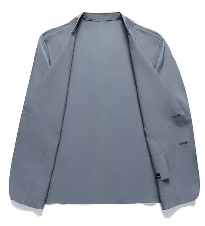 Sunscreen Jacket Blazer - Men's Fashionable Lightweight Business Casual Versatile Casual Cool and Light Thin Elastic Blazer