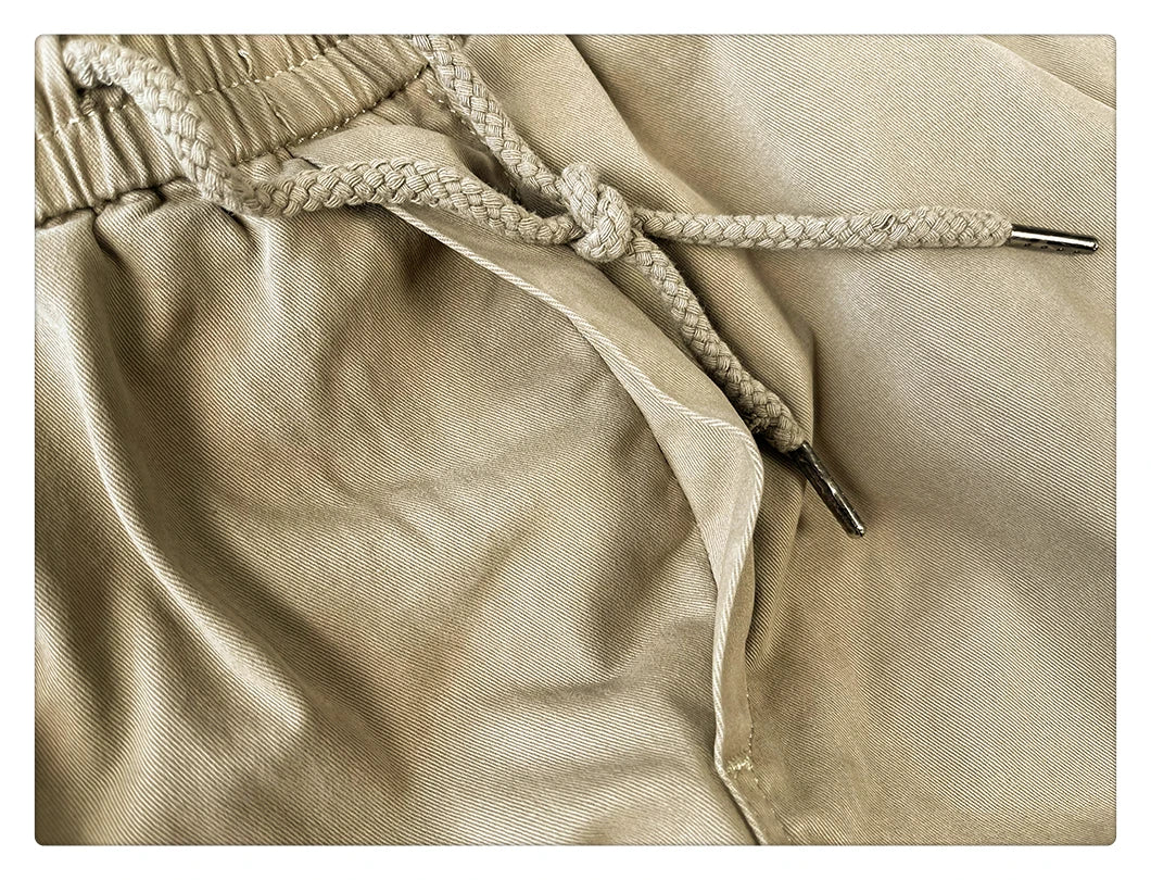 American Vintage Functional Cargo Pants Men Clothing High Quality Khaki Casual Jogging Pants Harajuku Tactical Joggers Trousers