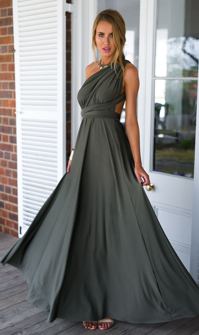 Sexy Women Multiway Wrap Convertible Boho Maxi Club Red Bandage Long Dress Party Bridesmaid Infinity Robe Longue Femme