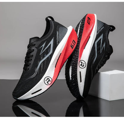 Running Shoes Carbon Board Profession Marathon Men Sports Breathable Lightweight Women's Comfortable Athletic Nonskid Sneakers