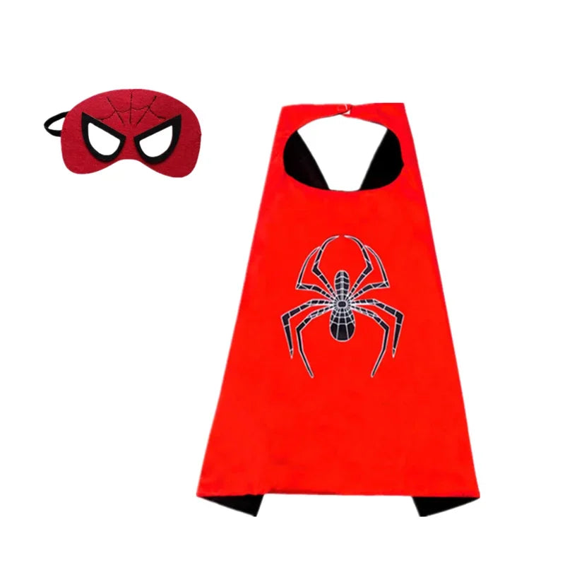 New Superhero Capes for Kids 3-10 Year Old Boy Gifts Boys Cartoon Dress Up Costumes Party Supplies Easter Gifts Cosplay Costumes