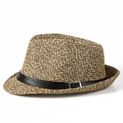 Summer New British Style Panama Hat for Men and Women, Gentleman's Jazz Hat, Breathable Beach Hat