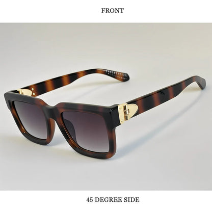 Blue Square Sunglass Men Luxury 2026 Sunglasses Women Trendy Woman Vintage Designer Fashion Glasses Gafas De Sol Hombre Lunette