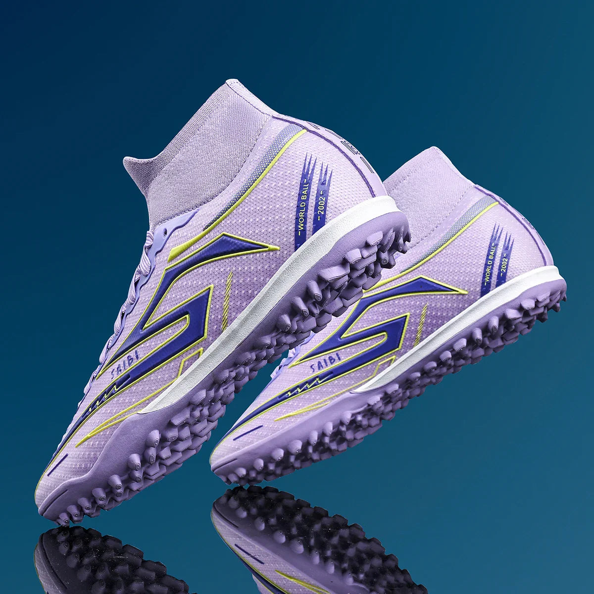 Breathable TF Turf Soccer cleats PU Fabric Composite Upper Rubber Anti-slip Sole Cost-effective Men Women Kids Footwear