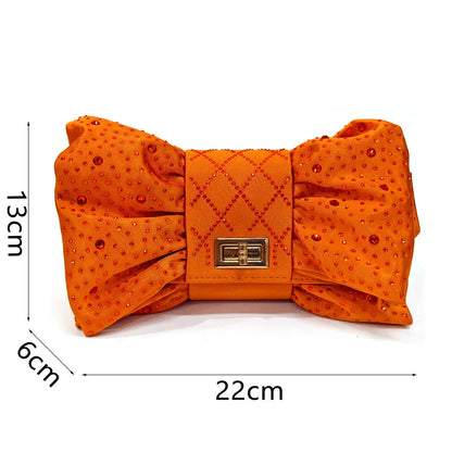 2025 Fashion Brown Color Women's Party Shoes and Bag Set With Elegant Diamond Butterfly Design - Stylish and Chic