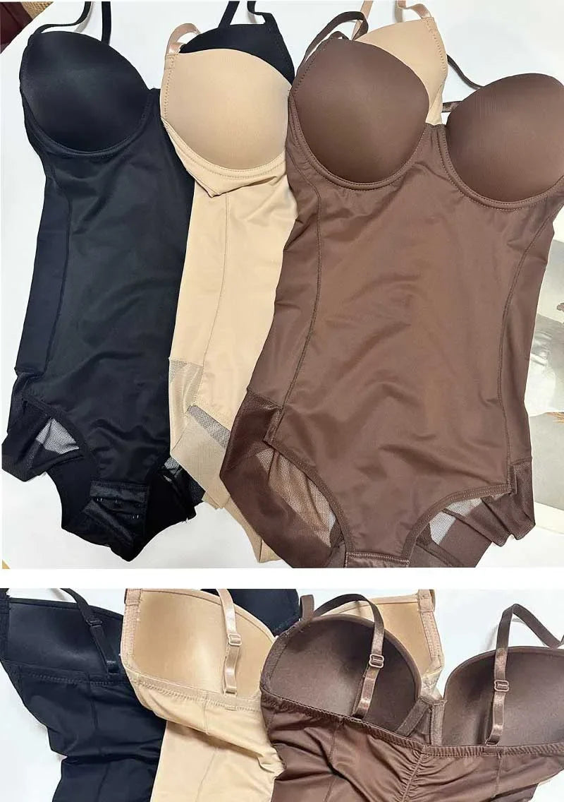 Women Shapewear Bodysuit Tight Slimming body Shaper Bodysuit with Bras