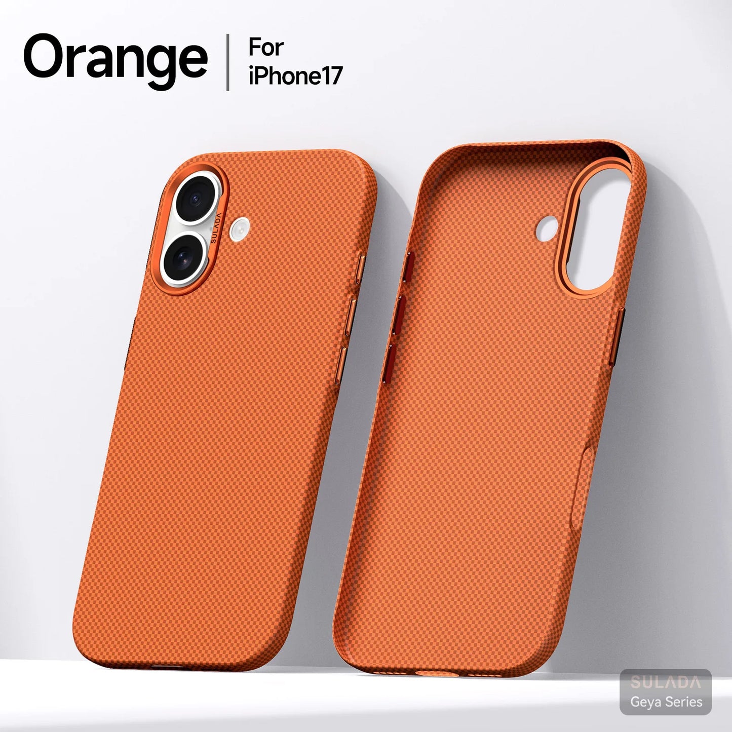 Kevlar Pattern Texture Wireless Charging Case For IPhone 18 Pro Max 17 16 360° Rotate Bracket Bare-metal Feel Drop-Proof Cover