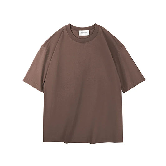 WAVLATII Women New Oversized T Shirts Female 260 GSM White Casual Streetwear Tees Unisex Solid Korean Cool Tops for Young WT2560