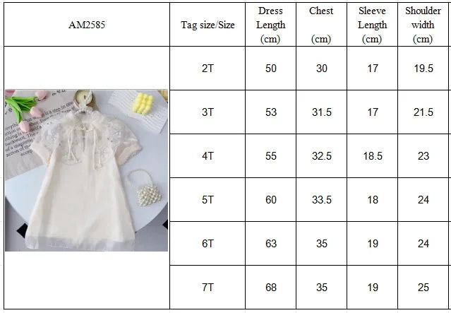 Summer New Chinese Style Elegant White Lace Flower Embroidered Short Sleeve Dress Sweet Girl's Clothes 2-7 Year Old Cheongsam