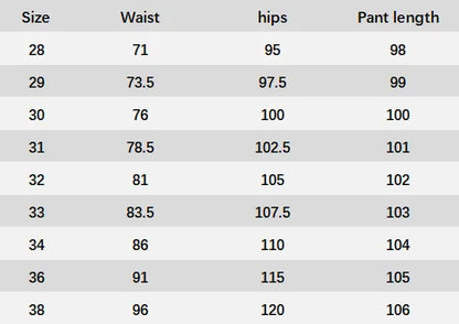 Men's loose straight leg jeans retro washed elastic casual pants suitable for all seasons versatile pants