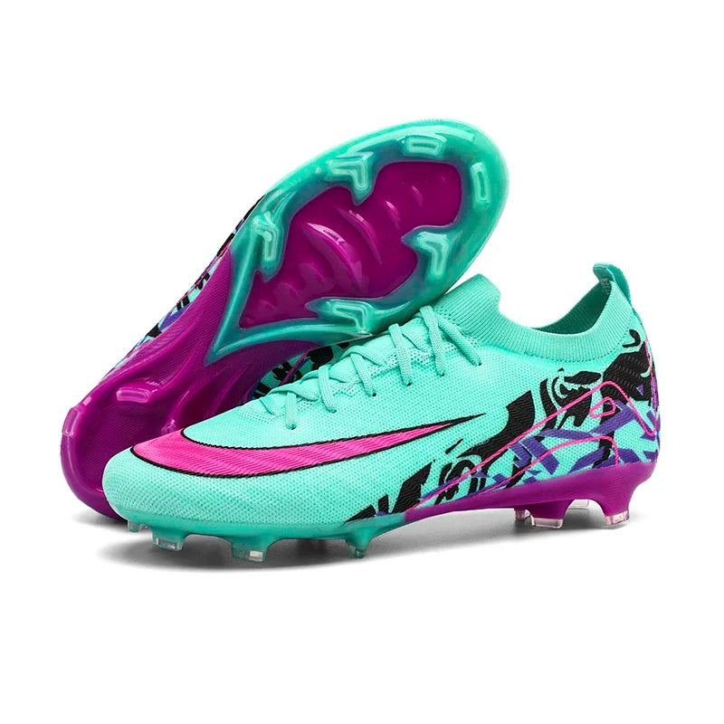 Hot Selling Soccer Shoes Society Professional Grass Training Original Football Field Boots Cleats Indoor Non Slip Futsal Sneaker