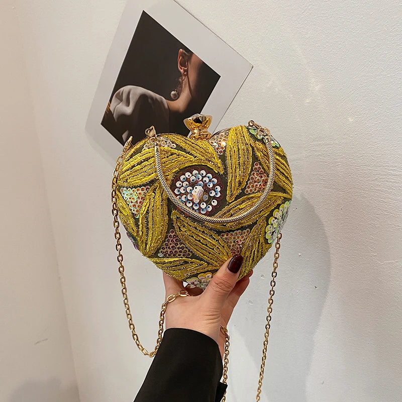 Luxury Gold Clutch Bags for Women 2025 Party Bags Evening Purse Designer Crossbody Bag New in Handbag Ladies hand bag sac femme