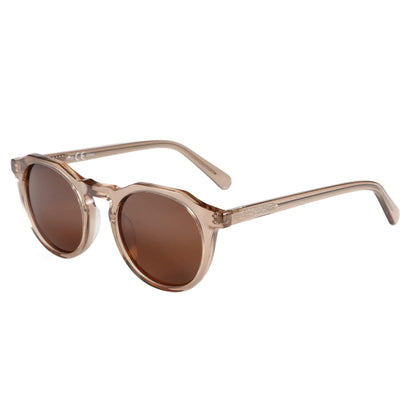 Vintage Round Polarized Sunglasses for Men Women UV400 Protection Sun Glasses