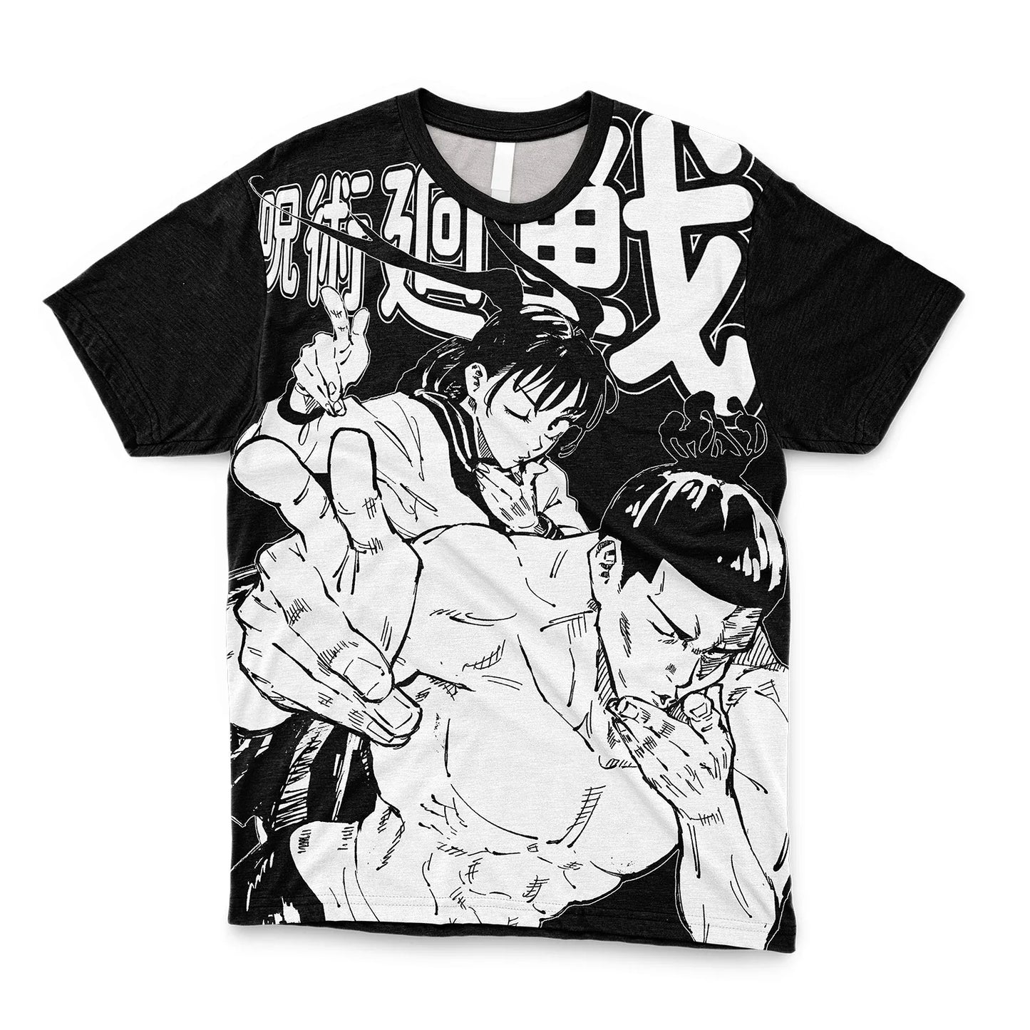 Japanese Anime Jujutsu Kaisen Gojo Satoru T Shirt Otaku Harajuku Style Casual Sports Tops Trendy Japan Cartoon Men's T-shirts