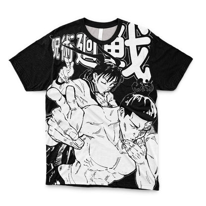 Japanese Anime Jujutsu Kaisen Gojo Satoru T Shirt Otaku Harajuku Style Casual Sports Tops Trendy Japan Cartoon Men's T-shirts