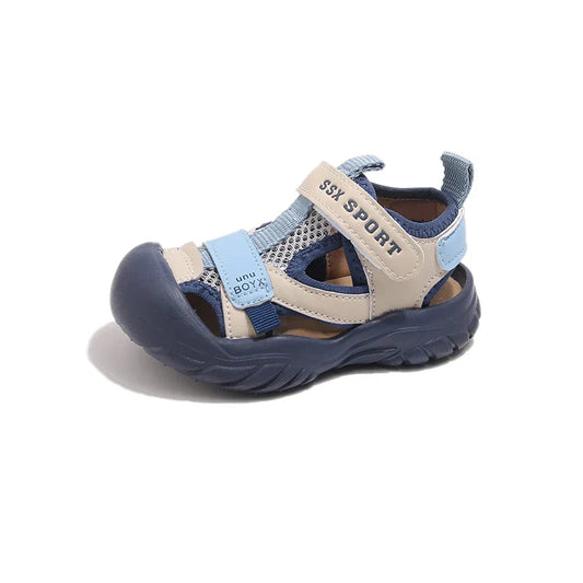 Summer Children Beach Sandals Boys Breathable Mesh Sport Sandals Baby Soft Light Kindergarten Cool Shoes