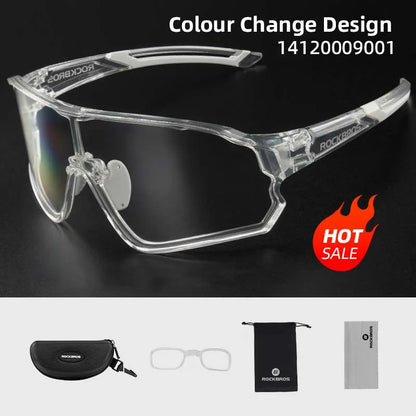 Cycling Glasses Photochromic MTB Road Bike Glasses UV400 Protection Sunglasses Ultra-light Sport Safe Eyewear Equipment