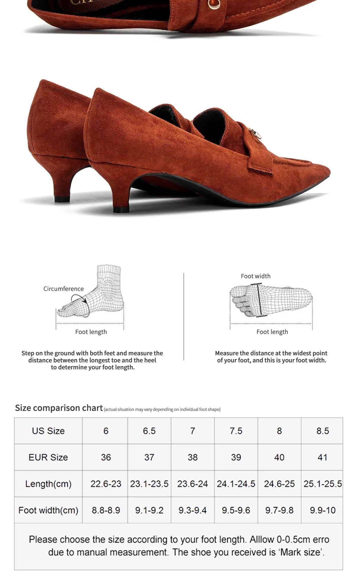 Woman's Heel Shoes New Retro Suede Women's Shallow Mouth Pointed Shoes Girls Business Low Heel Le Fu Shoes