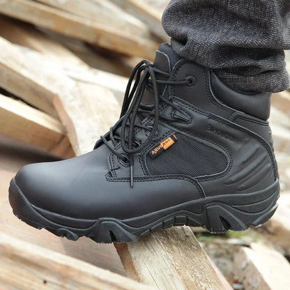 Men's Tactical Army Boots Men Casual Low-top Shoes Outdoor Desert Combat Boots Men Casual Hiking Shoe Waterproof Botas