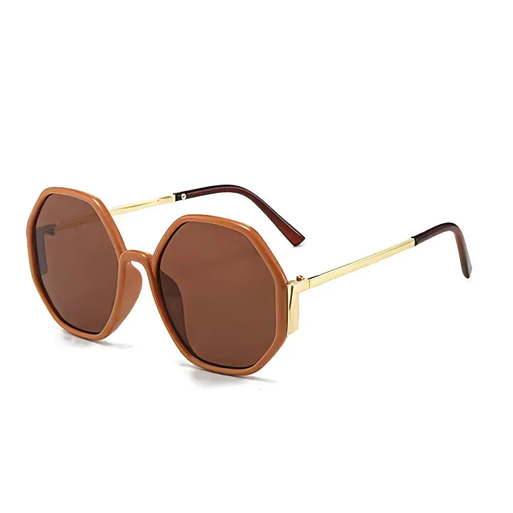 2026 New Sunglasses for Women Avant Garde Geometric Multi-color Gradient Frame Transparent Glasses