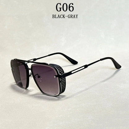 New Punk Square Sunglasses For Men Vintage Fashion Glasses Retro Steampunk Sunglasses Women Trendy Gafas De Sol Hombre Zonnebril