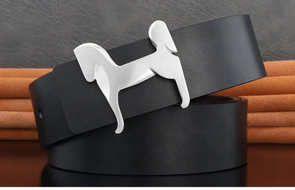 High grade Stainless steel horse slide buckle men belts 3.8cm wide genuine leather Waistband cowboy casual ceinture homme