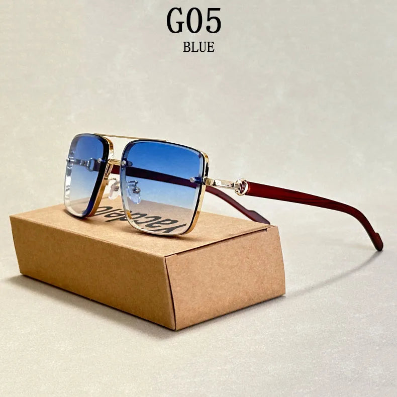 2024 Square Sunglasses For Men Vintage Sunglasses Women Trendy Vintage Fashion Glasses Dropshipping Gafas De Sol Hombre Okulary