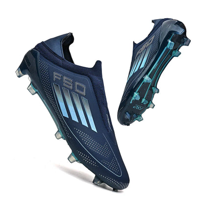 New Men Soccer Shoes Outdoor Sport Football Boots Training Boys Breathable Cleats Adult Long Spikes Non Slip Match Comfortable
